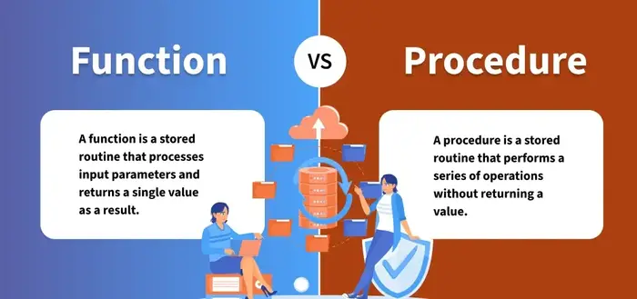 ما الفرق بين الـ Stored Procedure والـ Function في MySQL؟
