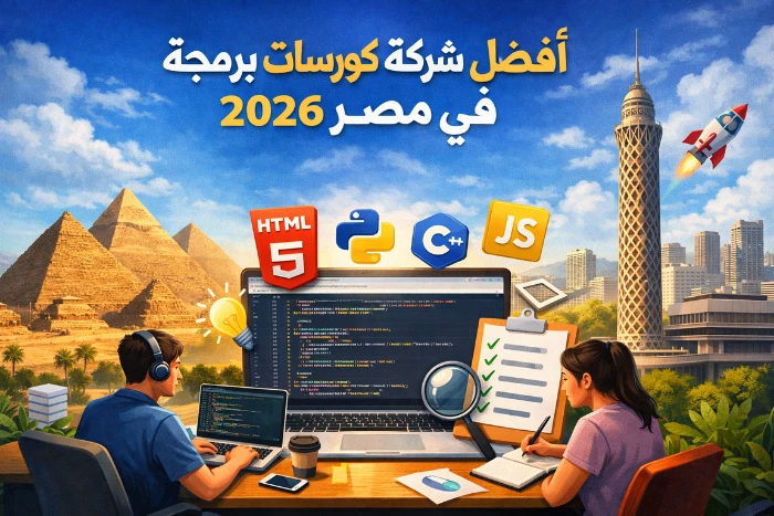 افضل شركة كورسات برمجة في مصر | دليل اختيار الشركة المناسبة