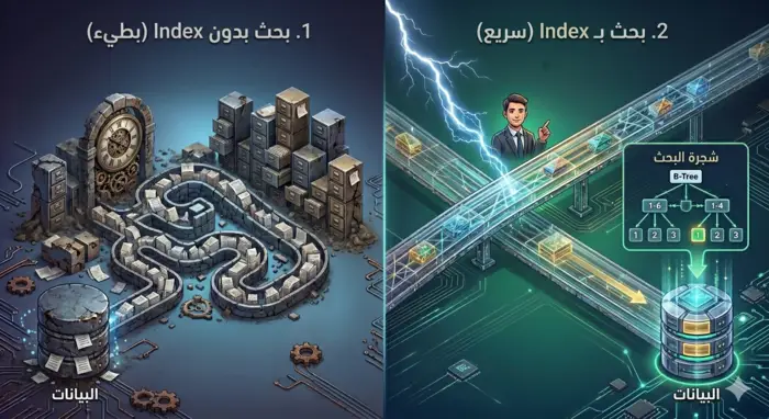 ما هو الـ Index في قواعد البيانات؟