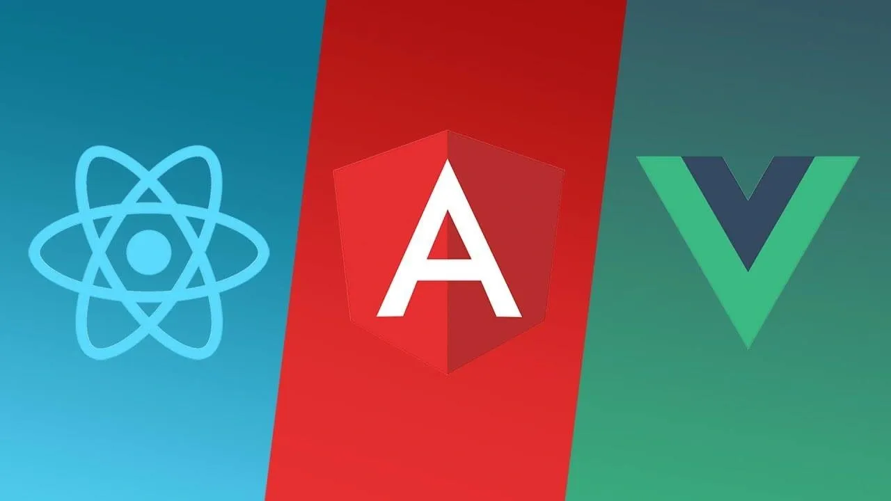 ما الفرق بين React و Vue.js و Angular