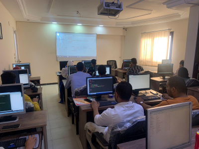 Photos of students in lectures